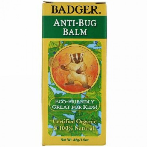 Badger Company, Organic, Anti-Bug Balm, 1.5 oz (42 g) (Discontinued Item)