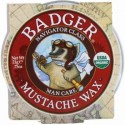 Badger Company, オーガニック 髭用ワックス、マンケア、, .75 オンス (21 g) (Discontinued Item)
