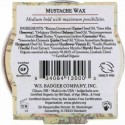 Badger Company, オーガニック 髭用ワックス、マンケア、, .75 オンス (21 g) (Discontinued Item)
