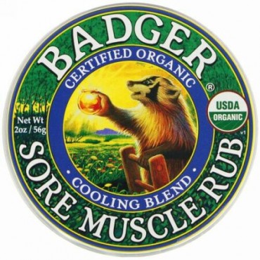 Badger Company, ソアマッスルラブ（筋肉痛に）、 クーリングブレンド、2 oz (56 g)