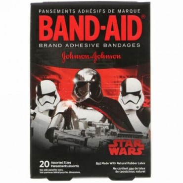 Band Aid, Adhesive Bandages, Star Wars, 20 Assorted Sizes (Discontinued Item)
