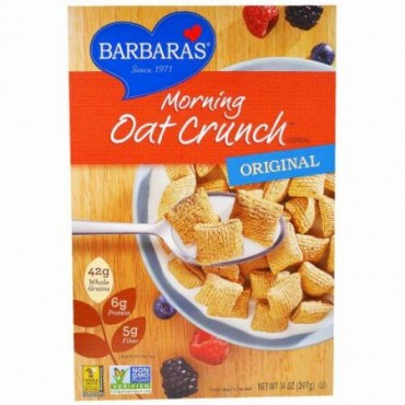 Barbara's Bakery, モーニングオートクランチシリアル、 14 oz (397 g) (Discontinued Item)