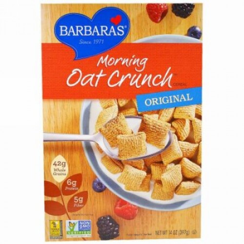Barbara's Bakery, モーニングオートクランチシリアル、 14 oz (397 g) (Discontinued Item)