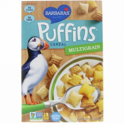Barbara's Bakery, パフィンズシリアル、マルチグレイン、10 oz (283 g) (Discontinued Item)