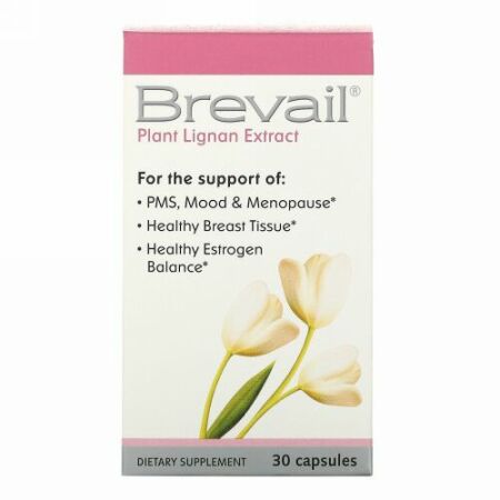 Barlean's, Brevail®（ブリベイル）植物リグナン エキス、30カプセル