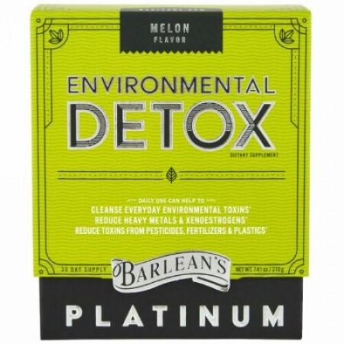 Barlean's, 環境デトックス、メロンフレーバー、7.41 oz (210 g) (Discontinued Item)