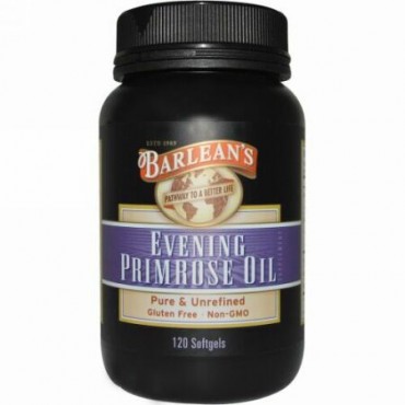 Barlean's, Evening Primrose Oil、120ソフトジェル