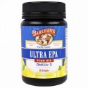 Barlean's, ウルトラEPA、トリプル・ポテンシー・オメガ-3、レモネード味、 1000 mg、ソフトジェル 60 錠 (Discontinued Item)