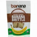 Barnana, オーガニック・クランチーバナナブリトル、トーストココナッツ、3.5 oz (100 g) (Discontinued Item)
