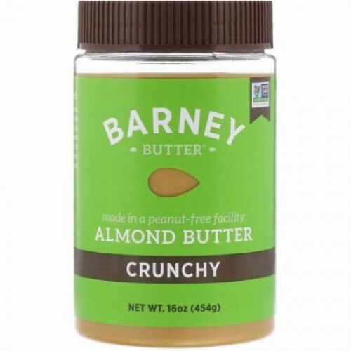 Barney Butter, アーモンドバター、 クランチー、 16 オンス (454 g)