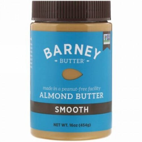 Barney Butter, アーモンドバター、 スムース、 16 オンス (454 g)
