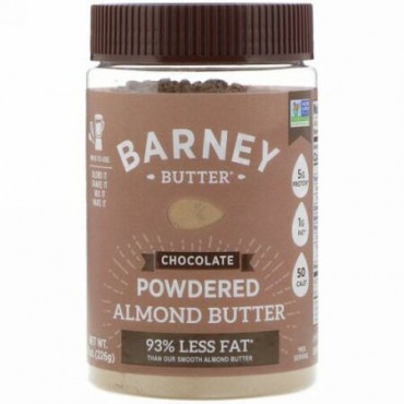 Barney Butter, バーニーバター、 パウダーアーモンドバター、チョコレート、8 oz (226 g) (Discontinued Item)