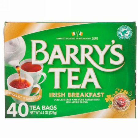 Barry's Tea, アイリッシュ・ブレックファースト・ティー、ティーバッグ40 個、 4.40オンス(125 g)