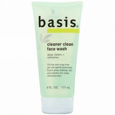 Basis, クリーナークリーン・フェイスウォッシュ,  6 液量オンス (177 ml)