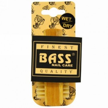 Bass Brushes, 100% ナチュラルブリストル ネイルクレンジングブラシ、 エキストラファーム 、 1 ブラシ (Discontinued Item)
