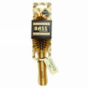 Bass Brushes, プロフェッショナルスタイル, ヘアブラシ, 外皮を剥いだ竹の柄のウッドブリストル, 1ヘアブラシ (Discontinued Item)
