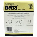 Bass Brushes, スーパー吸収ヘア タオル、 ホワイト、 1 個 (Discontinued Item)