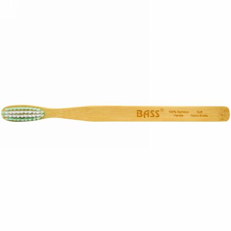 Bass Brushes, The Green Brush Toothbrush, 1 Toothbrush
