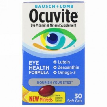 Bausch & Lomb, アイヘルスフォーミュラ、ソフトジェル30錠