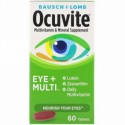 Bausch & Lomb, Ocuvite、Eye + Multi、60粒