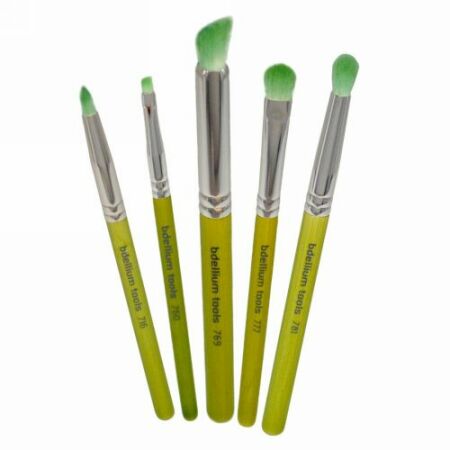 Bdellium Tools, グリーン・バンブー・シリーズ, スモーキーアイズ, ブラシ  5ピースセット (Discontinued Item)