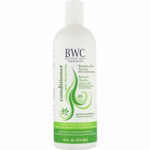 Beauty Without Cruelty, コンディショナー, ローズマリー ミント ティーツリー, 16 fl oz (473 ml)