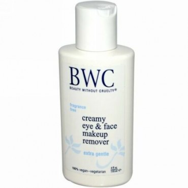 Beauty Without Cruelty, クリーミーアイ & フェイスメイクアップリムーバー、 4 fl oz (118 ml) (Discontinued Item)