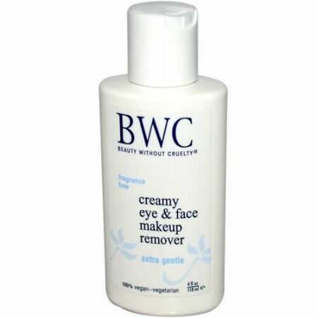 Beauty Without Cruelty, クリーミーアイ & フェイスメイクアップリムーバー、 4 fl oz (118 ml) (Discontinued Item)