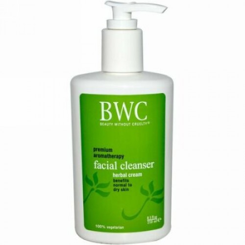 Beauty Without Cruelty, フェイシャルクレンザー、ハーバルクリーム、8.5 fl oz (250 ml)