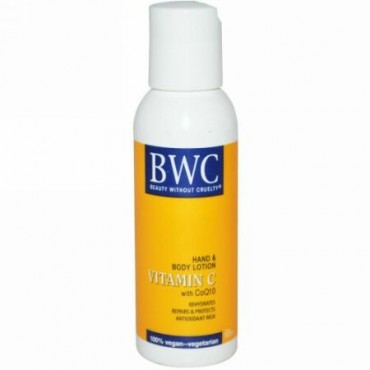 Beauty Without Cruelty, ハンド＆ボディ・ローション、CoQ10入りビタミンC 、2 液体オンス（59 ml） (Discontinued Item)
