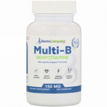 Benfotiamine Inc., マルチBベンフォチアミン、150mg、120粒