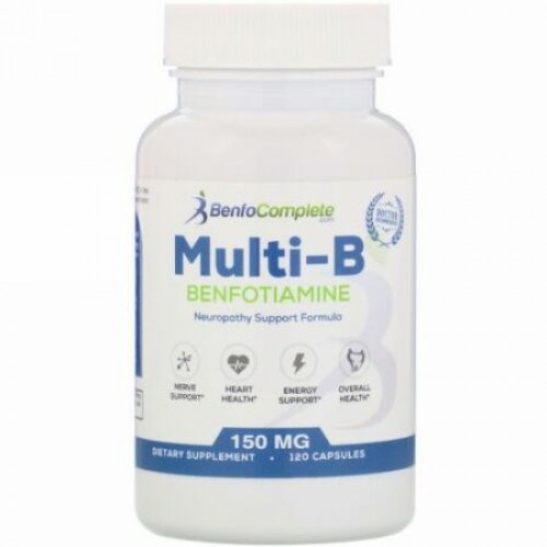 Benfotiamine Inc., マルチBベンフォチアミン、150mg、120粒