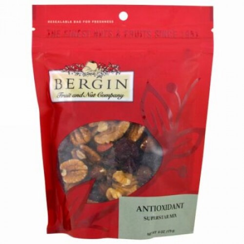 Bergin Fruit and Nut Company, Antioxidant, Superstar Mix, 6 oz (170 g) (Discontinued Item)