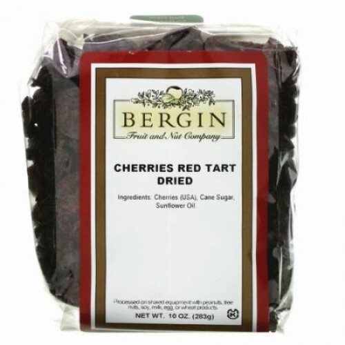 Bergin Fruit and Nut Company, チェリーレッドタルトドライ、283g（10oz）
