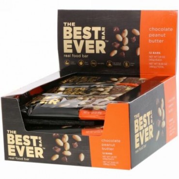 Best Bar Ever, チョコレートピーナツバター、12本、各1.41オンス (40 g) (Discontinued Item)