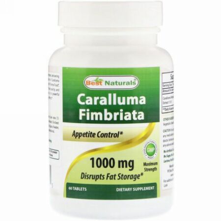 Best Naturals, カラルマフィンブリアータ、1000mg、60錠 (Discontinued Item)