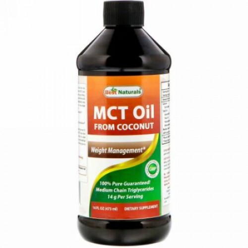 Best Naturals, MCTオイル、ココナッツ由来、16液量オンス (473ml) (Discontinued Item)