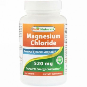 Best Naturals, Magnesium Chloride, 520 mg , 120 Tablets (Discontinued Item)