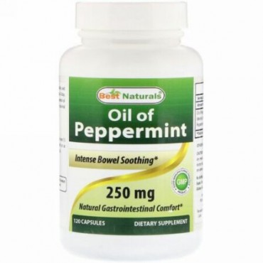 Best Naturals, Peppermint Oil, 250 mg , 120 Capsules (Discontinued Item)