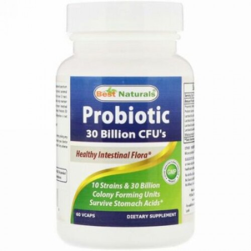 Best Naturals, Probiotic, 30 Billion, 60 VCAPS (Discontinued Item)
