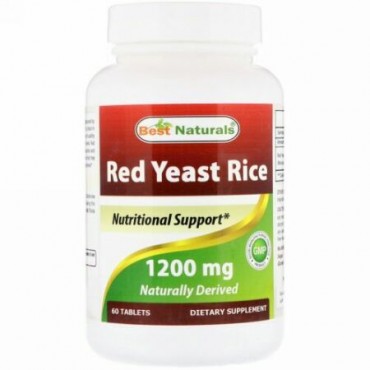 Best Naturals, Red Yeast Rice, 1200 mg, 60 Tablets (Discontinued Item)