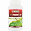Best Naturals, Red Yeast Rice, with CoQ10, 600 mg, 120 Capsules (Discontinued Item)
