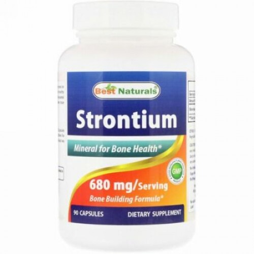 Best Naturals, Strontium, 680 mg, 90 Capsules (Discontinued Item)