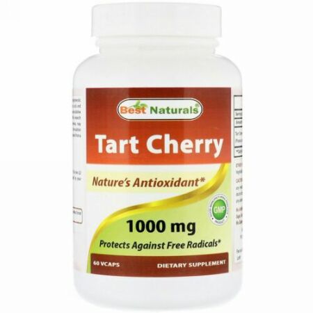 Best Naturals, Tart Cherry, 1000 mg , 60 VCaps (Discontinued Item)