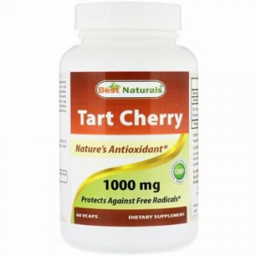 Best Naturals, Tart Cherry, 1000 mg , 60 VCaps (Discontinued Item)