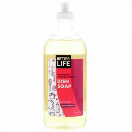 Better Life, Dish Soap, Pomegranate, 22 fl oz (651 ml)