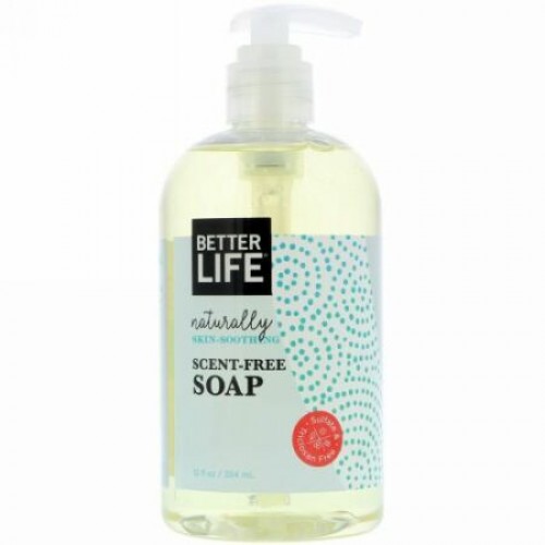Better Life, 自然に肌を癒すソープ、無香、12 fl oz (354 ml) (Discontinued Item)