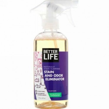 Better Life, 汚れと臭いの除去剤, ユーカリ＆レモングラス, 16液量オンス（473 ml）