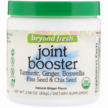 Beyond Fresh, Joint Booster, Tumeric, Ginger, Boswellia, Flax Seed & Chia Seed, Natural Ginger Flavor, 2.96 oz (84 g) (Discontinued Item)