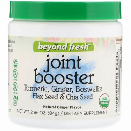 Beyond Fresh, Joint Booster, Tumeric, Ginger, Boswellia, Flax Seed & Chia Seed, Natural Ginger Flavor, 2.96 oz (84 g) (Discontinued Item)